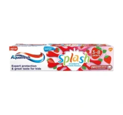 Aquafresh Splash pasta do zębów dla dzieci 3-8 lat Truskawka Mięta 50 ml