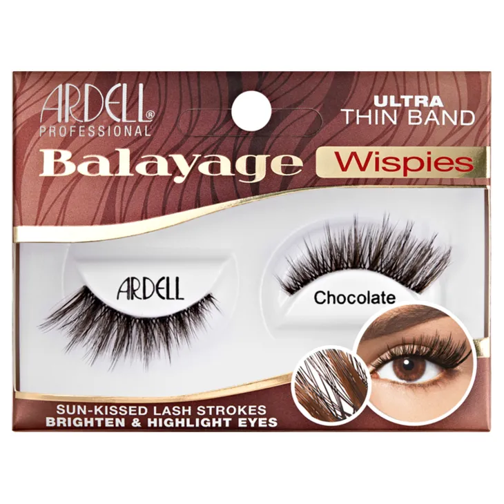 Ardell Balayage Wispies sztuczne rzęsy na pasku Chocolate