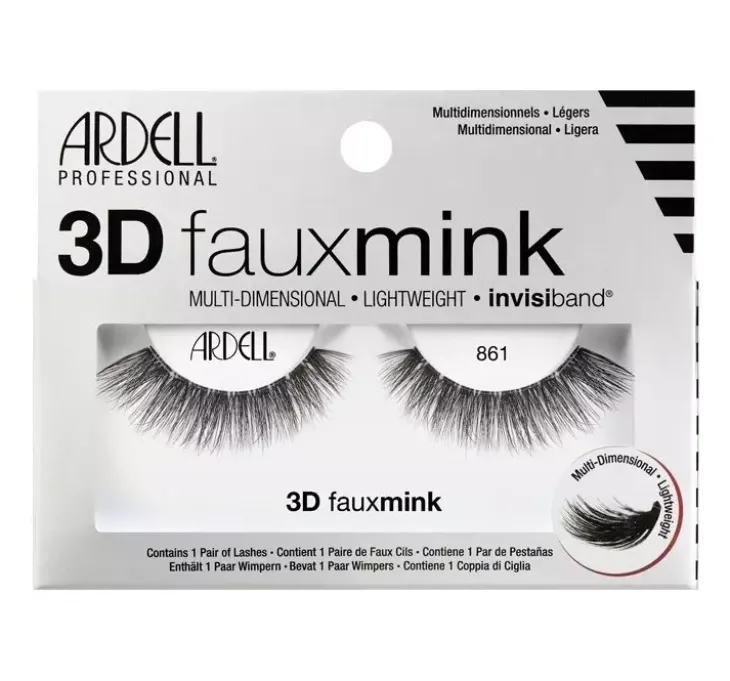 Ardell 3D Faux Mink sztuczne rzęsy na pasku 861