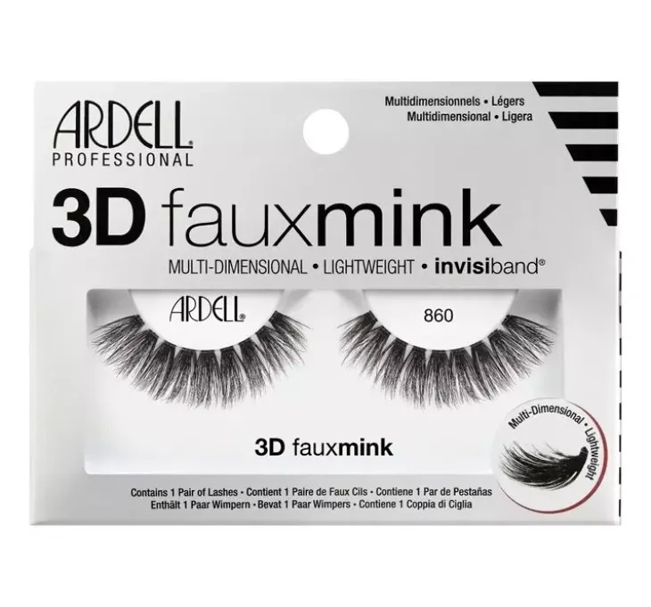 Ardell 3D Faux Mink sztuczne rzęsy na pasku 860