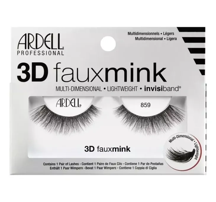 Ardell 3D Faux Mink sztuczne rzęsy na pasku 859