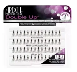 Ardell Double Up sztuczne rzęsy w kępkach z węzełkami Medium 56 sztuk