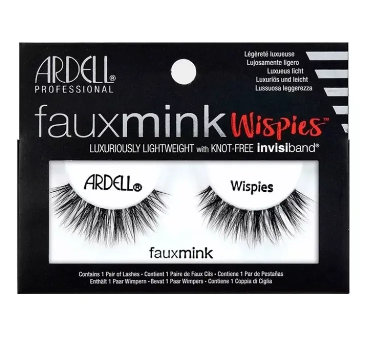 Ardell Faux Mink sztuczne rzęsy na pasku Wispies