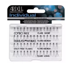 Ardell Individual sztuczne rzęsy w kępkach bez węzełków mix Short Medium Long 56 sztuk