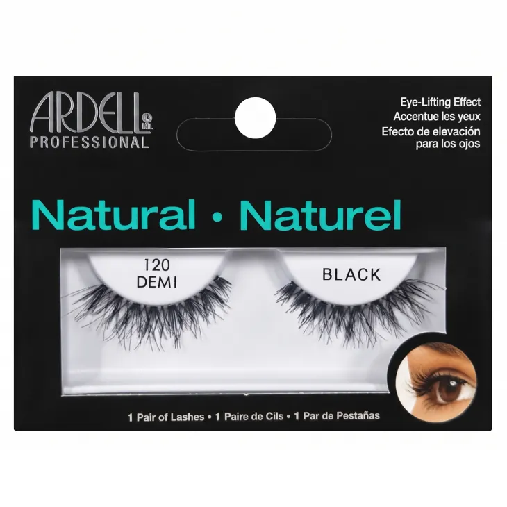 Ardell Natural sztuczne rzęsy na pasku 120 Demi Black