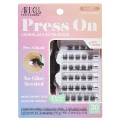 Ardell Press On samoprzylepne kępki rzęs 8-12 mm 30 sztuk + aplikator