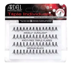 Ardell Triple Individuals sztuczne rzęsy w kępkach bez węzełków Medium 56 sztuk