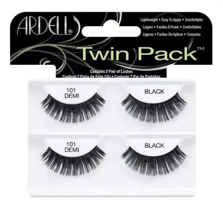 Ardell Twin Pack sztuczne rzęsy na pasku 101 Demi Black 2 pary