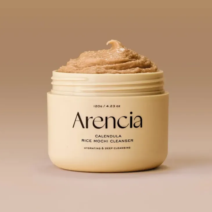 Arencia Calendula Rice Mochi Cleanser oczyszczająca pasta do mycia twarzy z ryżem 120 g