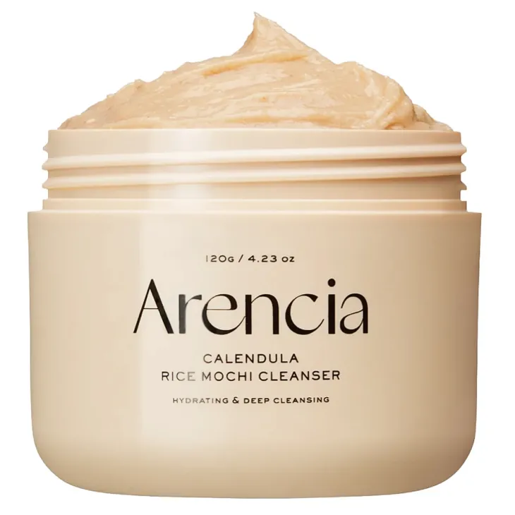 Arencia Calendula Rice Mochi Cleanser oczyszczająca pasta do mycia twarzy z ryżem 120 g