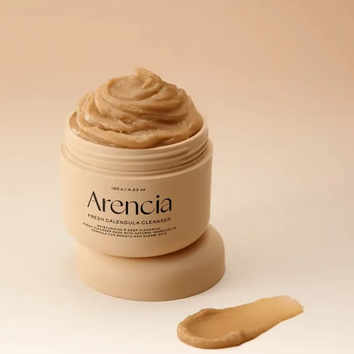 Arencia Calendula Rice Mochi Cleanser oczyszczająca pasta do mycia twarzy z ryżem 120 g