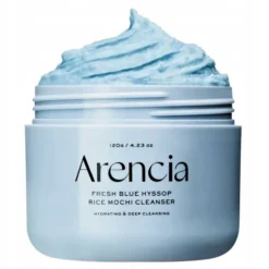 Arencia Fresh Blue Hyssop Rice Mochi Cleanser nawilżająca pasta do mycia twarzy 120 g