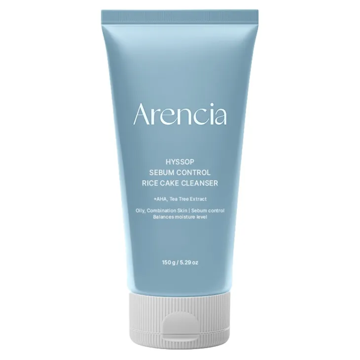 Arencia Hyssop Sebum Control Rice Cake Cleanser głęboko oczyszczająca pasta do mycia twarzy 150 ml