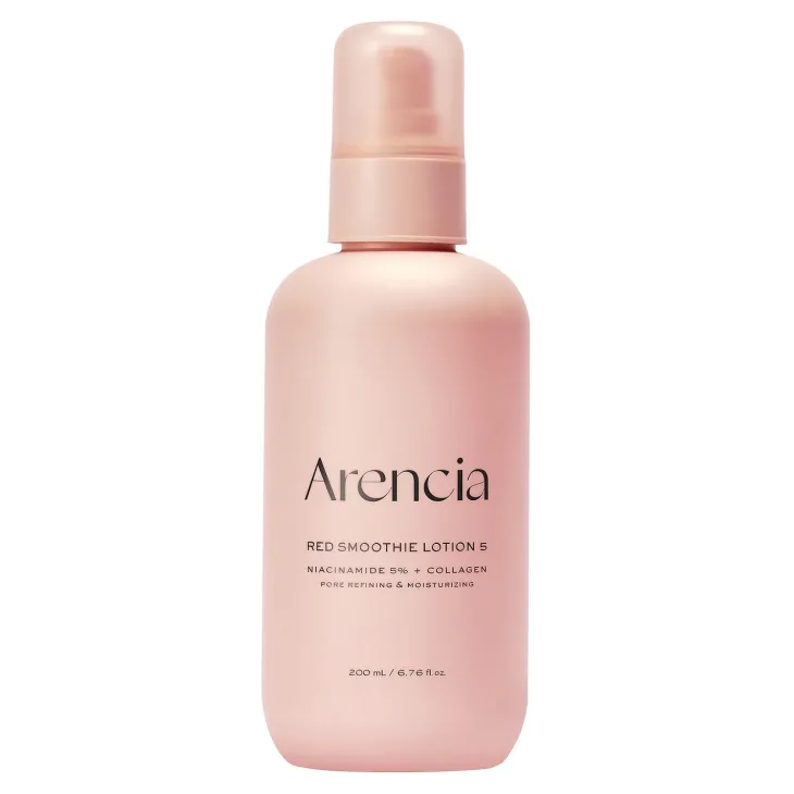 Arencia Red Smoothie Lotion 5 nawilżający krem do twarzy z niacinamidem i kolagenem 200 ml