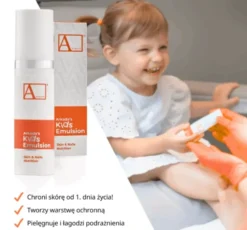 Arkada Kids Emulsion naturalna emulsja ochronno-pielęgnacyjna dla dzieci do stosowania na paznokcie, skórę stóp oraz dłoni 15 ml