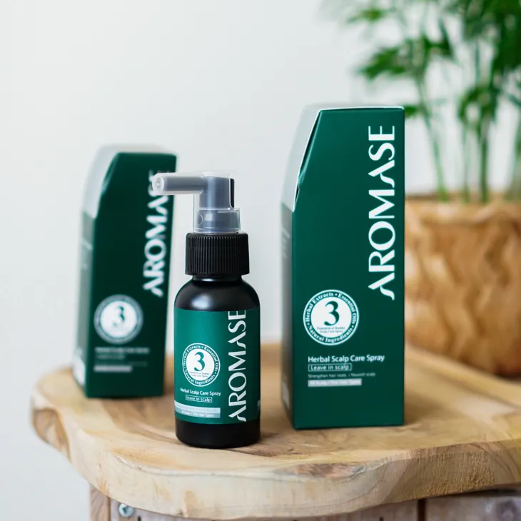 Aromase Herbal Scalp Care Spray ziołowa wcierka nawilżająca do skóry głowy 40 ml