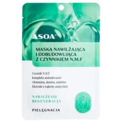 Asoa nawilżająca i odbudowująca maska w płachcie 30 g