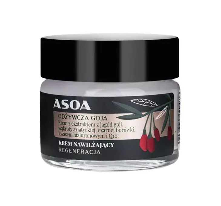 Asoa nawilżający krem do twarzy Odżywcza Goja 50 ml