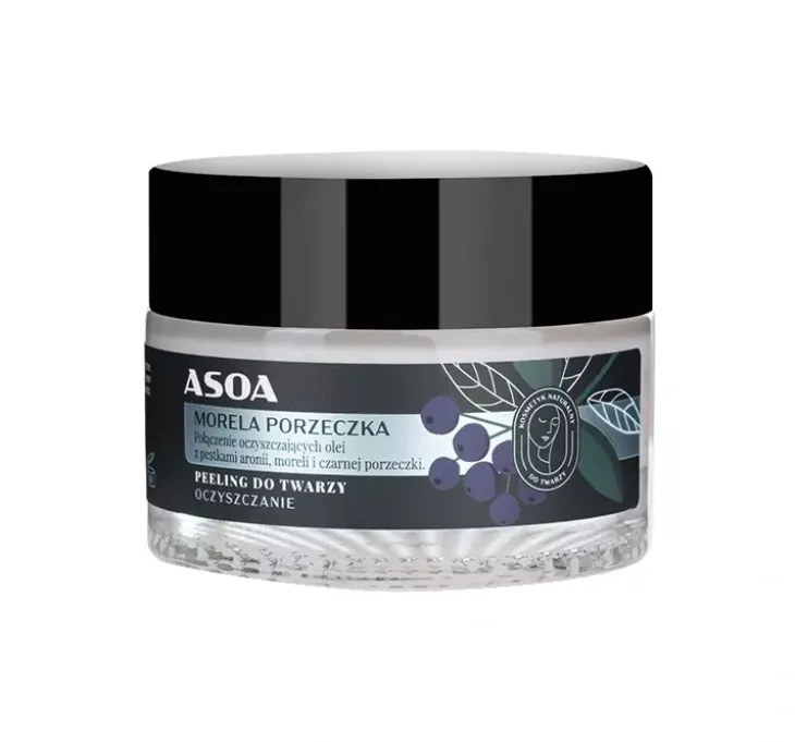 Asoa peeling do twarzy Morela-Porzeczka 50 ml