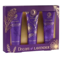 Aurora Dream of Lavender zestaw prezentowy peeling do ciała 100 ml + balsam do ciała 100 ml + krem do rąk 100 ml