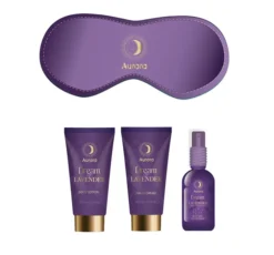 Aurora Dream of Lavender zestaw prezentowy mgiełka do ciała i poduszki 50 ml + balsam do ciała 60 ml + krem do rąk 60 ml + opaska na oczy