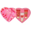 Aurora Love time Passion Fruit zestaw prezentowy peeling do ciała 100 ml + balsam do ciała 100 ml + krem do rąk 100 ml