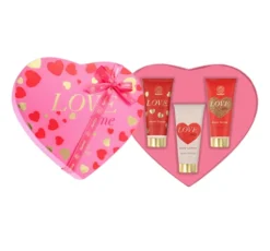 Aurora Love time Passion Fruit zestaw prezentowy peeling do ciała 100 ml + balsam do ciała 100 ml + krem do rąk 100 ml
