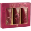 Aurora Midnight Rose zestaw prezentowy peeling do ciała 100 ml + balsam do ciała 100 ml + krem do rąk 100 ml