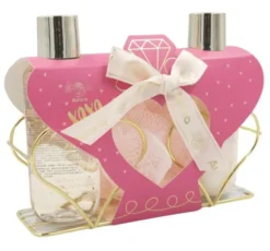 Aurora Xoxo White Tea zestaw prezentowy żel pod prysznic 150 ml + balsam 150 ml + gąbka pod prysznic