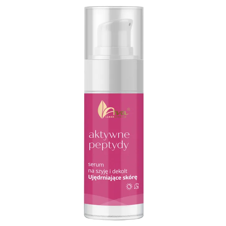 Ava Aktywne Peptydy wygładzająco-ujędrniające serum na szyję i dekolt 30 ml