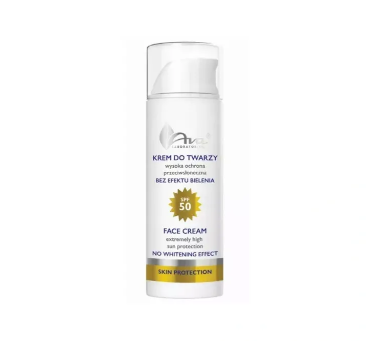 Ava Skin Protection krem do twarzy bez efektu bielenia SPF50 50 ml