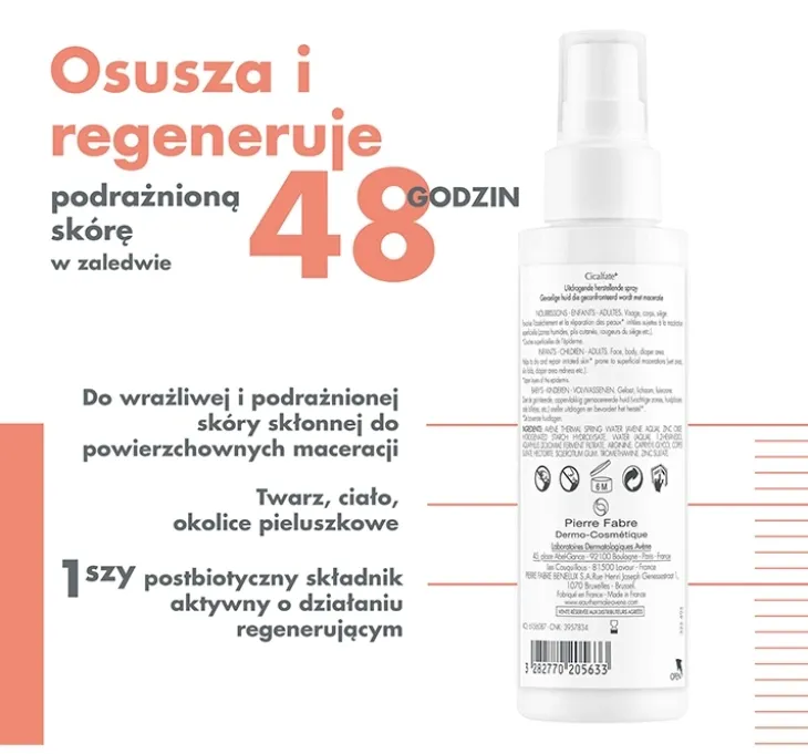 Avène Cicalfate+ spray regenerujący 100 ml