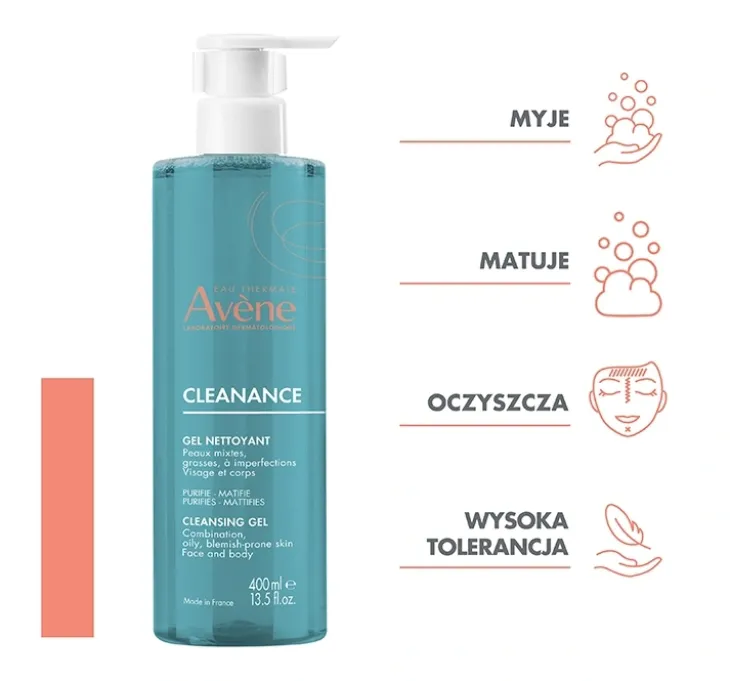 Avène Cleanance żel oczyszczający 400 ml