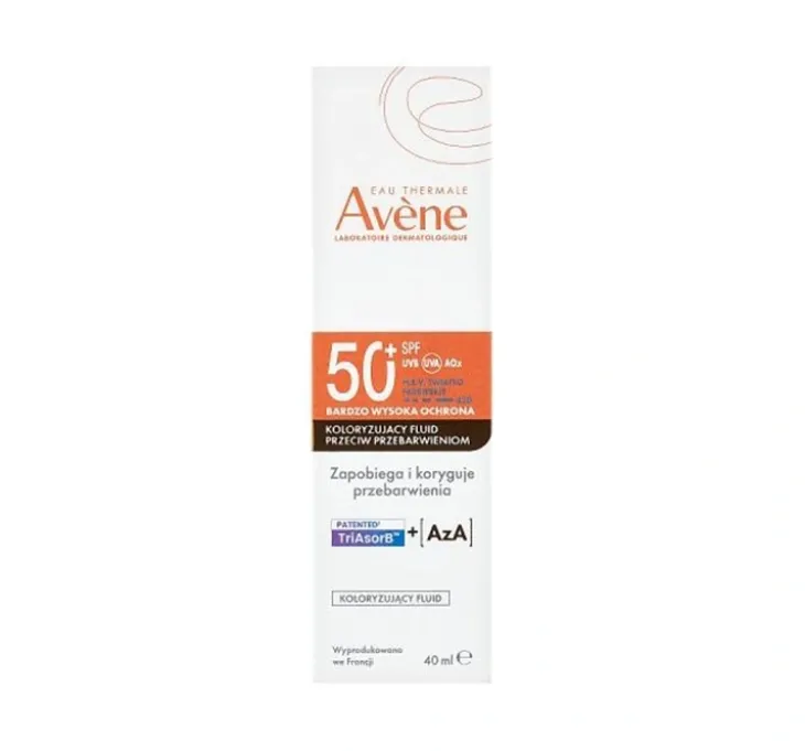 Avène fluid koloryzujący przeciw przebarwieniom SPF50+ skóra wrażliwa 40 ml