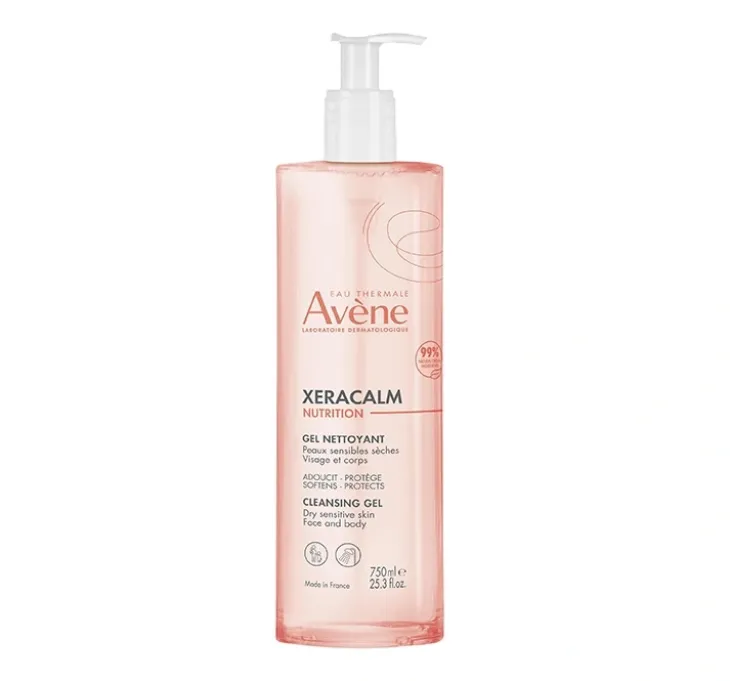 Avène Xeracalm Nutrition żel oczyszczający do twarzy i ciała 750 ml