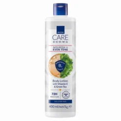 Avon Care Derma balsam do ciała wyrównujący koloryt skóry Vitamin C & Green Tea 400 ml