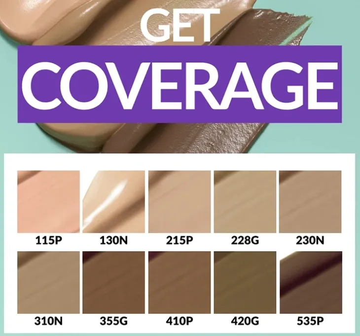 Avon Color Trend Get Coverage matujący podkład kryjący w płynie 115P 30 ml
