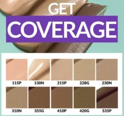Avon Color Trend Get Coverage matujący podkład kryjący w płynie 215P 30 ml