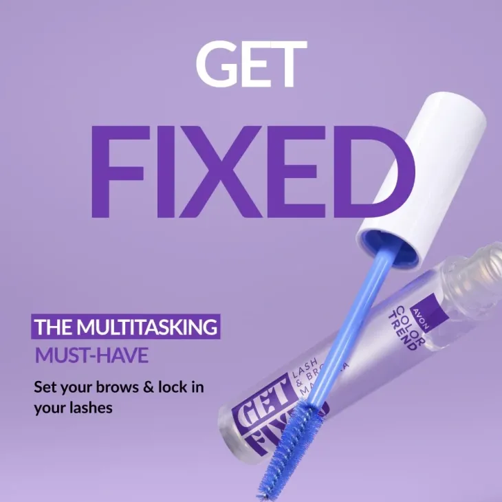 Avon Color Trend Get Fixed Lash&Brow Mascara transparentny tusz do rzęs i brwi 8 ml