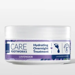 Avon FootWorks lawendowa intensywnie nawilżająca kuracja do stóp na noc 150 ml