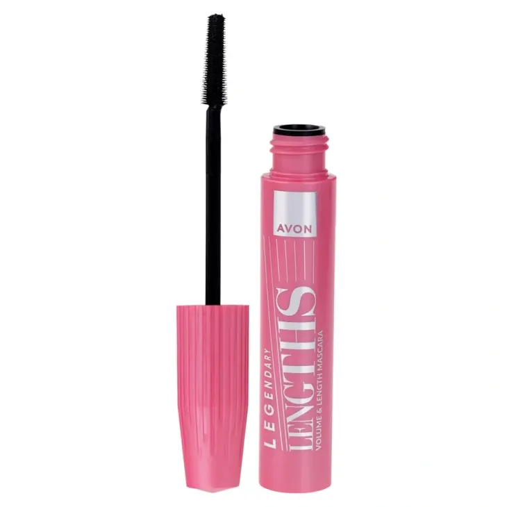 Avon Legendary Lengths pogrubiająco-wydłużający tusz do rzęs Blackest Black 10 ml