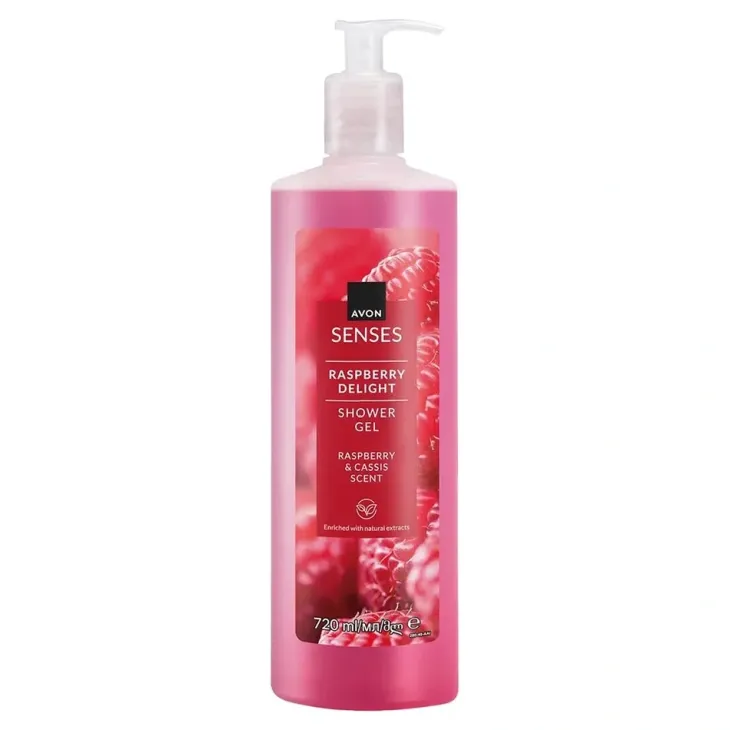 Avon Senses żel pod prysznic Raspberry Delight 720 ml