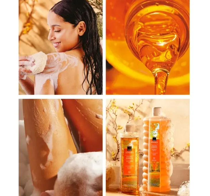 Avon Senses płyn do kąpieli Golden Embrace 1000 ml
