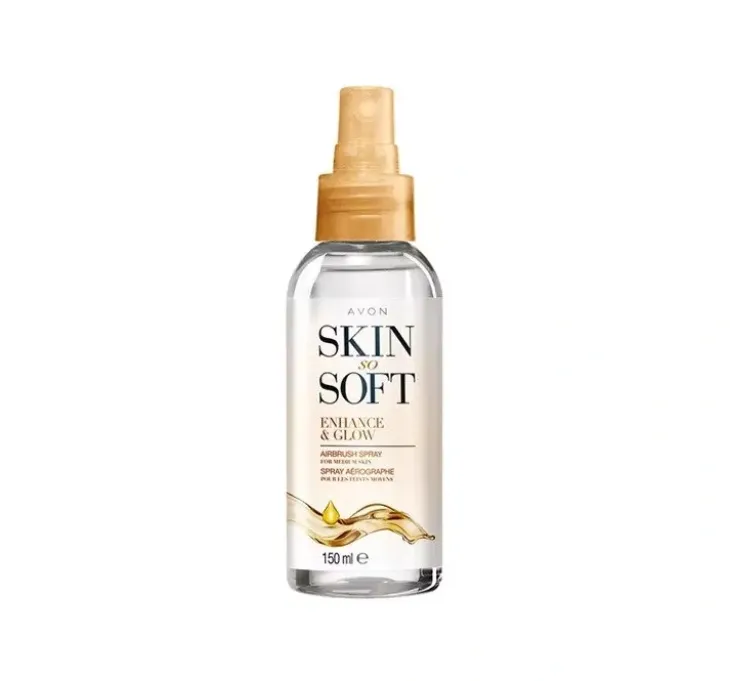 Avon Skin So Soft rozświetlający olejek opalający spray 150 ml
