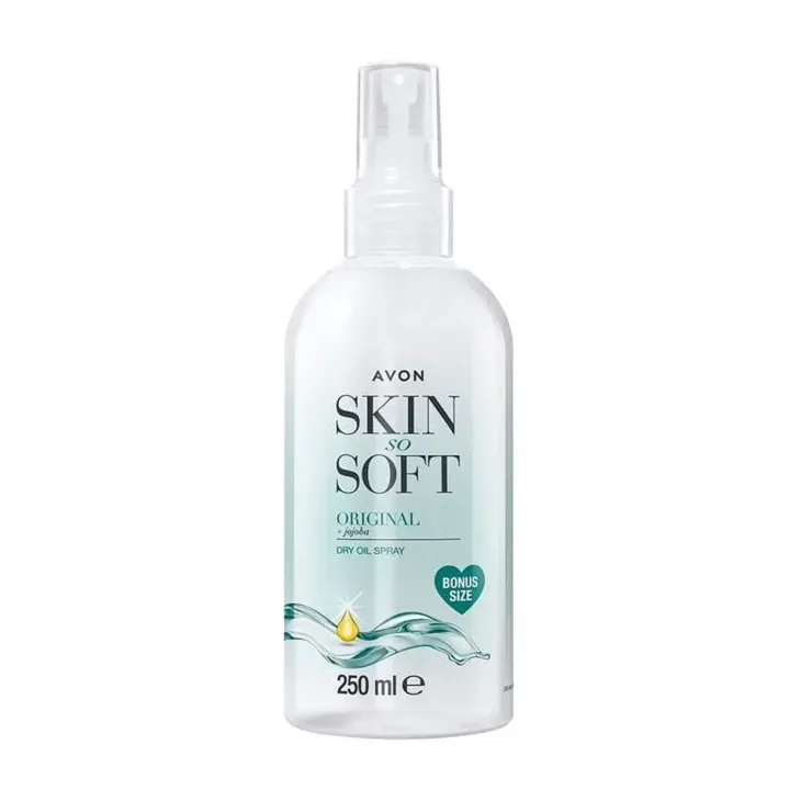 Avon Skin So Soft suchy olejek do ciała w sprayu z olejkiem jojoba 250 ml