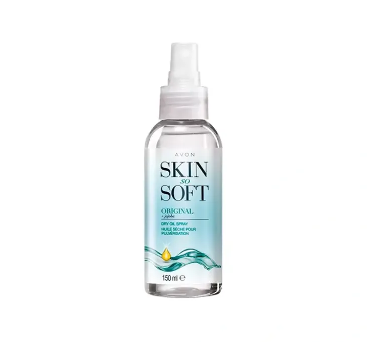 Avon Skin So Soft suchy olejek do ciała w sprayu z olejkiem jojoba 150 ml