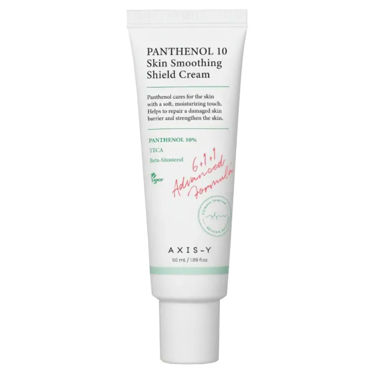 AXIS-Y 6+1+1 Panthenol 10 Skin Smoothing Shield Cream regenerujący krem do twarzy z pantenolem 50 ml