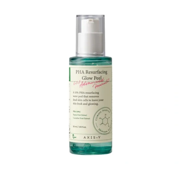 AXIS-Y 6+1+1 PHA Resurfacing Glow Peel żelowy peeling do twarzy z kwasami PHA 50 ml