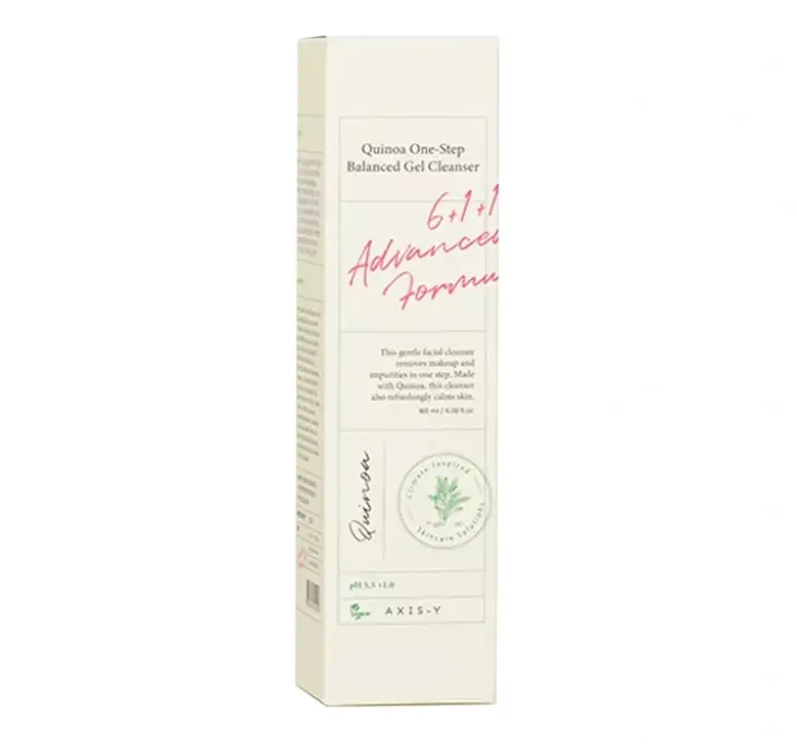 AXIS-Y 6+1+1 Quinoa One-Step Balanced Gel Cleanser delikatny żel do mycia twarzy z komosą ryżową 180 ml