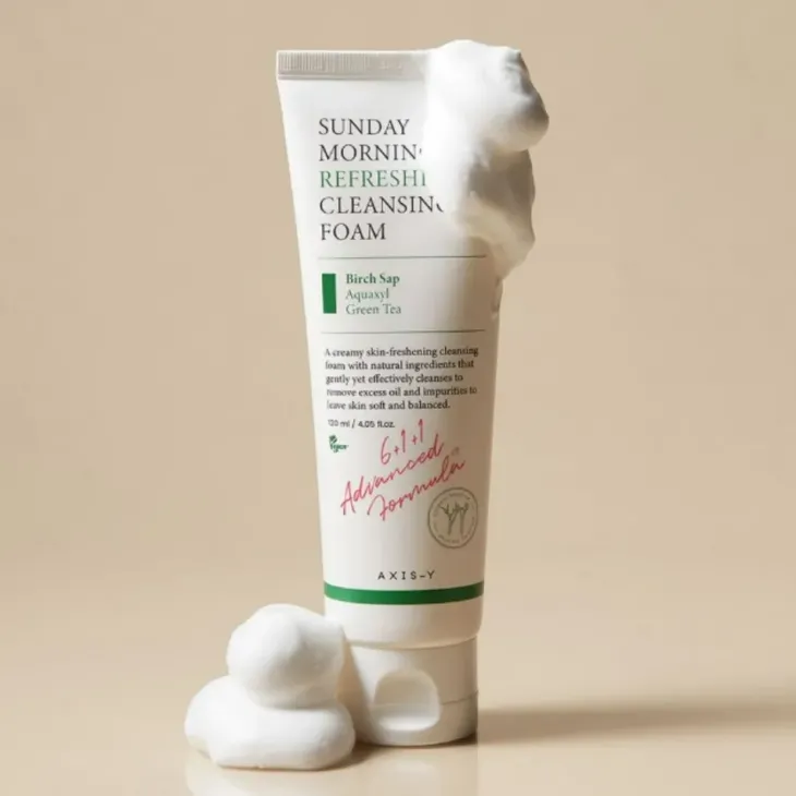 AXIS-Y 6+1+1 Sunday Morning Refreshing Cleansing Foam pianka do mycia twarzy 120 ml